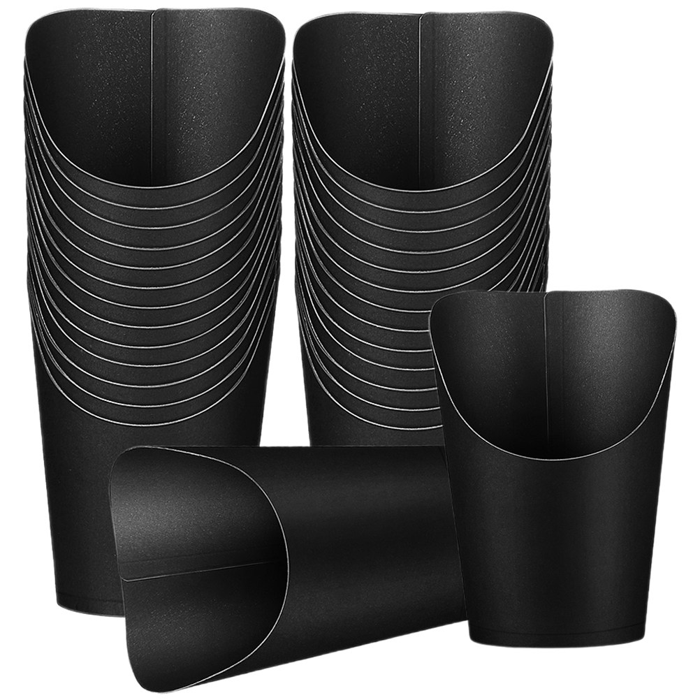 Plastic Cup 50Pcs - 50Pcs Kraft Paper French Fries Cups