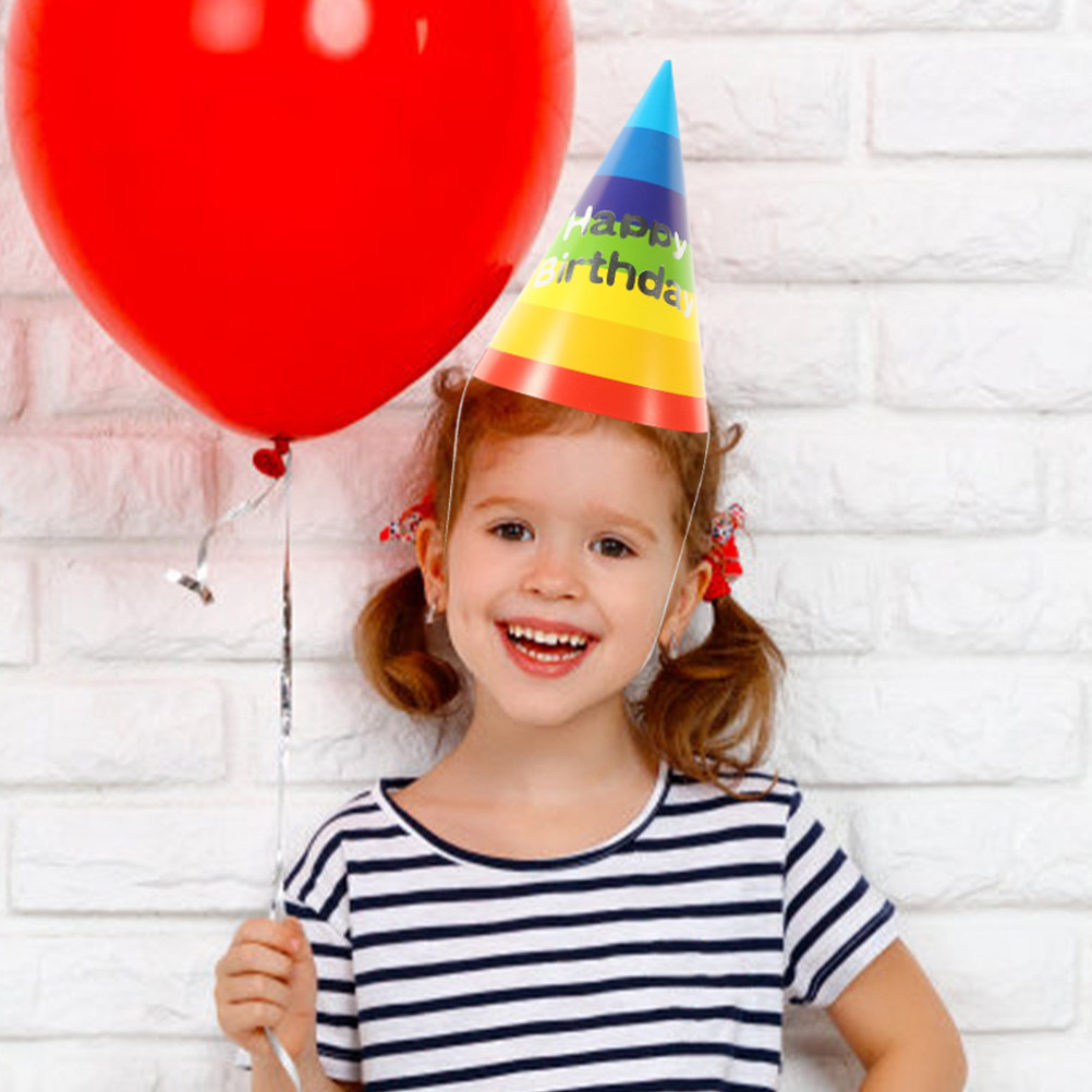 36Pcs Colorful Birthday Party  - Party Hat Cone ulasan dan harga