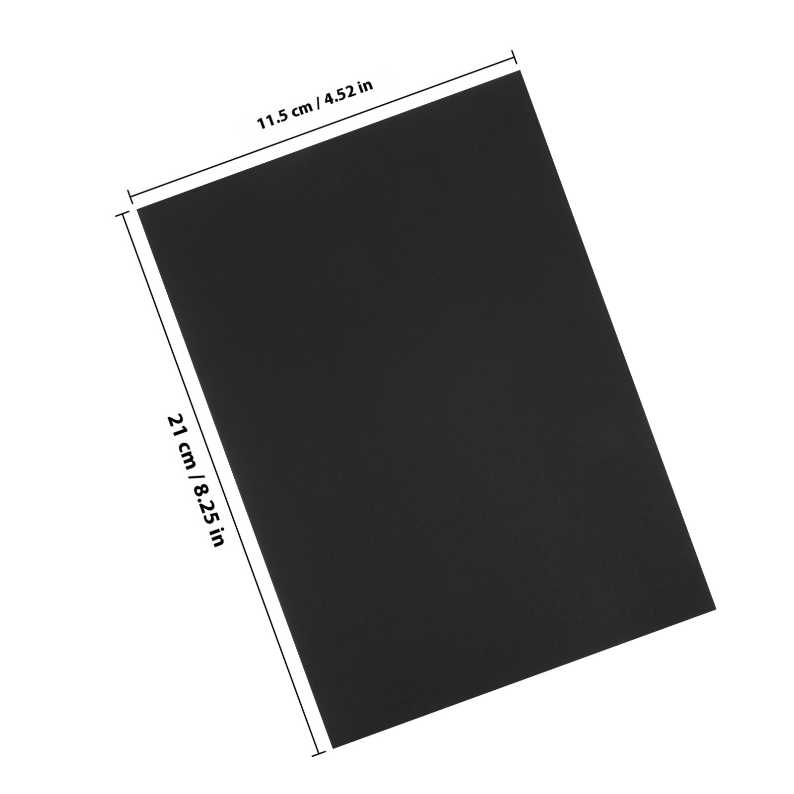 50Sheets Black Cardstock Thick - Papercraft Supply Invitation ulasan dan harga