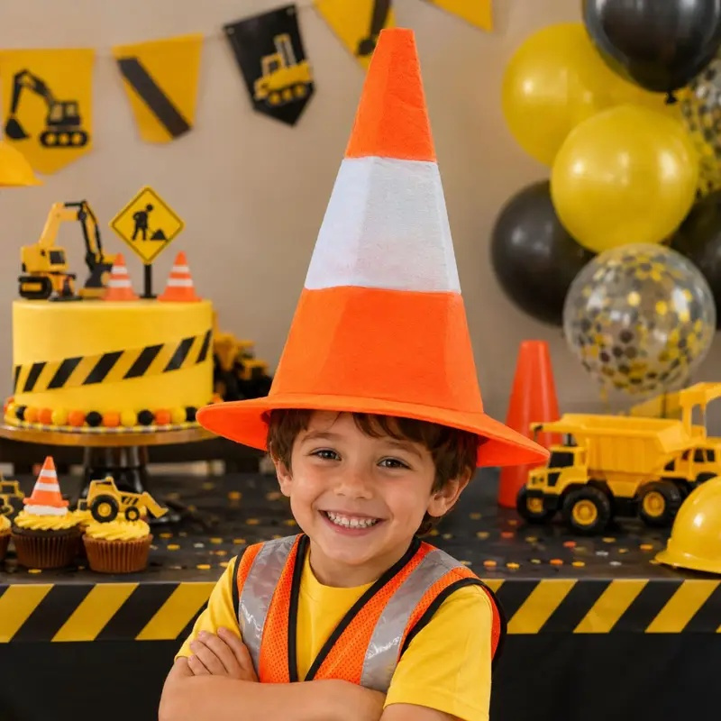 Foldable Traffic Cone Theme Ha - Party Hat Cone ulasan dan harga
