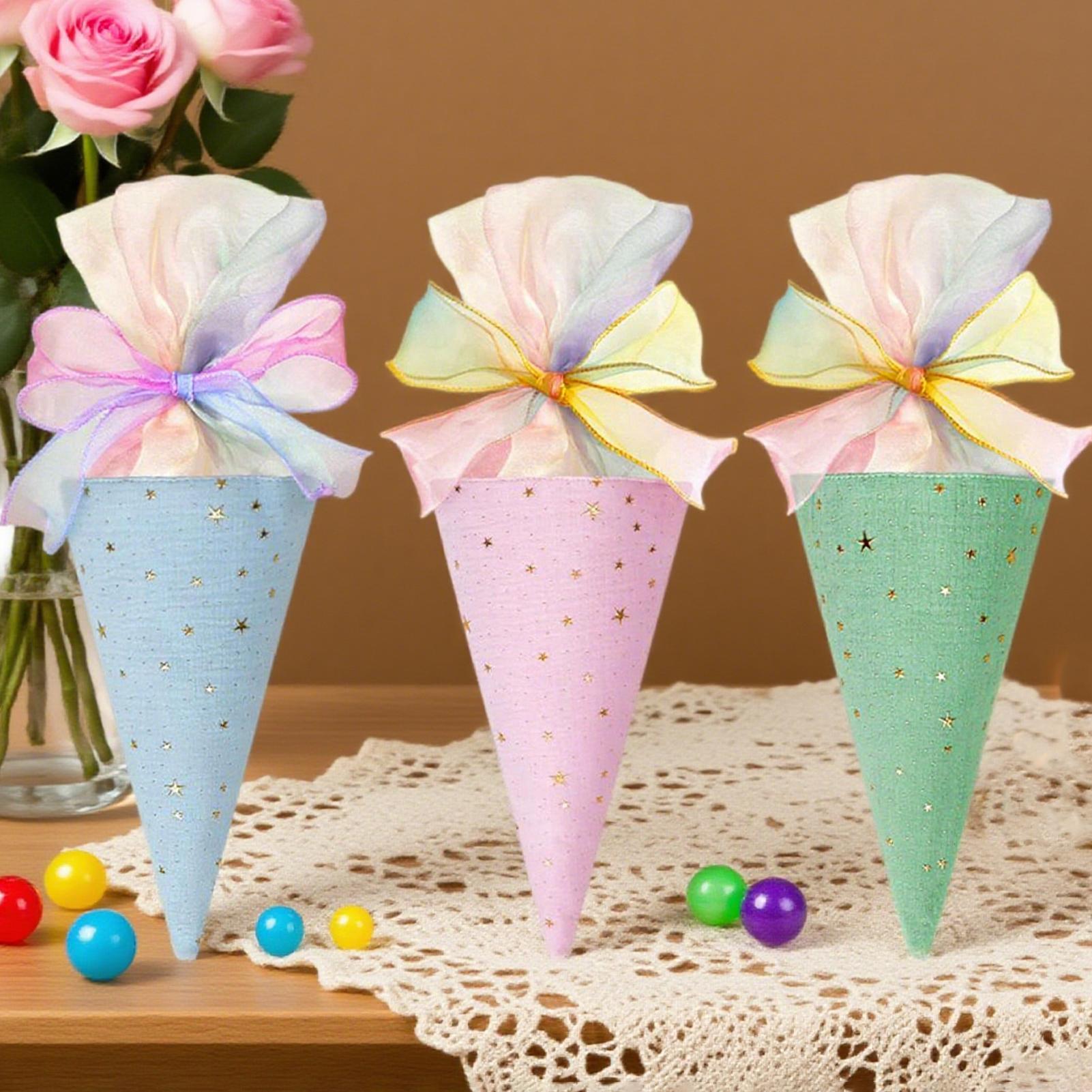 School Cone 2 Pieces Cookie Ba - Cotton Candy Cone ulasan dan harga