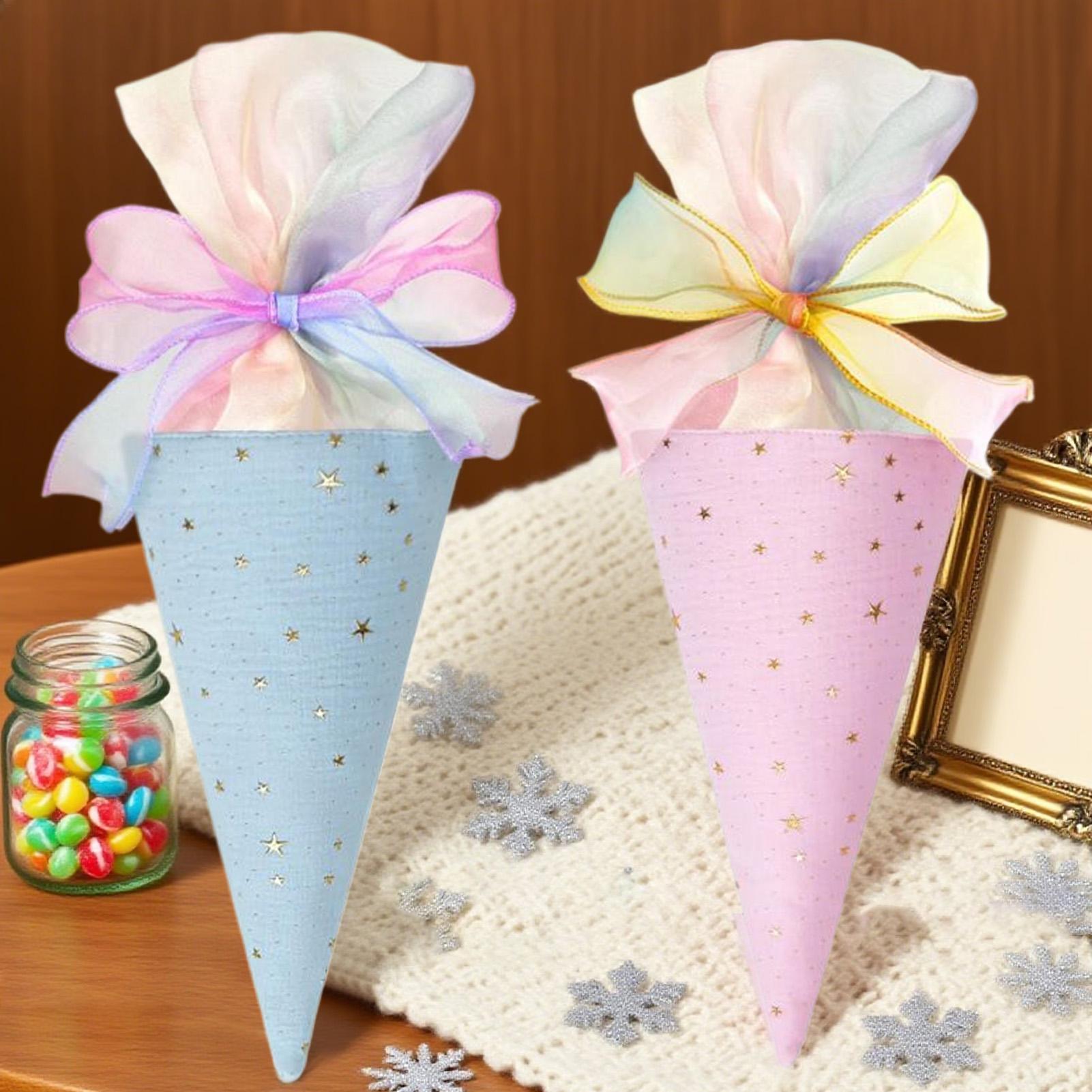 School Cone 2 Pieces Cookie Ba - Cotton Candy Cone ulasan dan harga