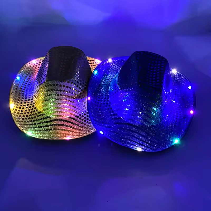 Blinky LED Light Cowboy Cowgir - Party Hat Cone ulasan dan harga