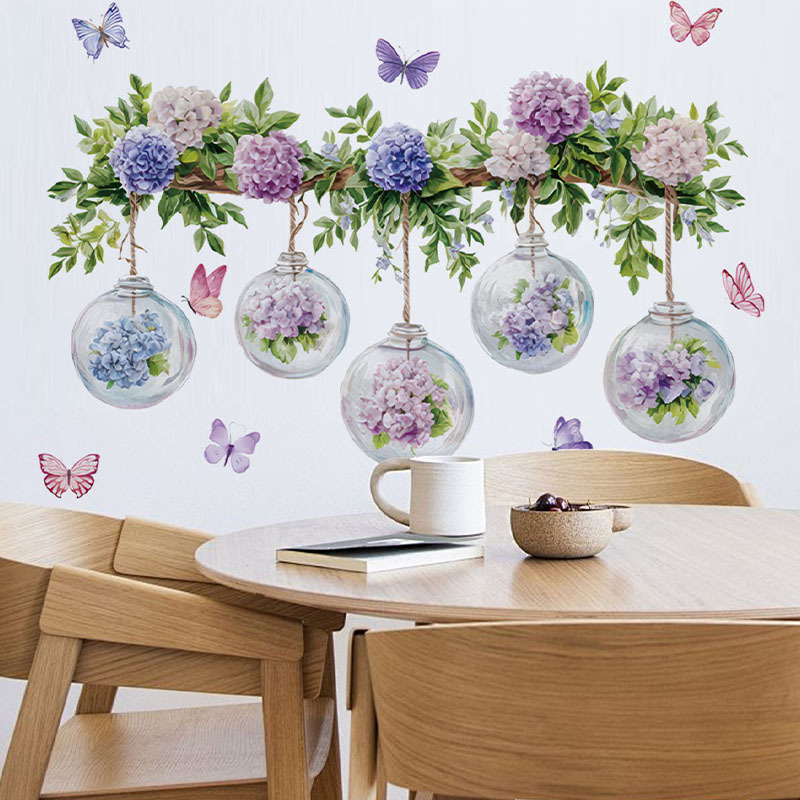 1 Piece of Hydrangea Flower Wa - Flower Wall Panel ulasan dan harga