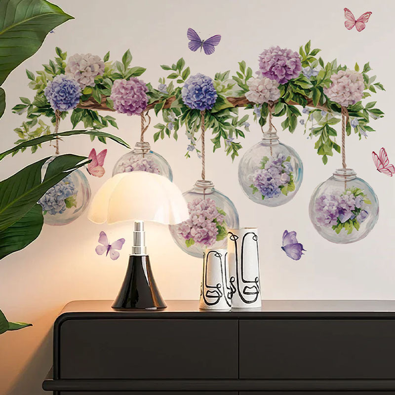 1 Piece of Hydrangea Flower Wa - Flower Wall Panel ulasan dan harga