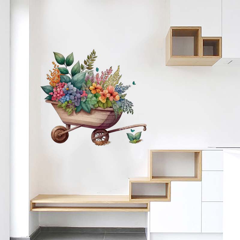Rural Style Flower Watercolor  - Flower Wall Panel ulasan dan harga