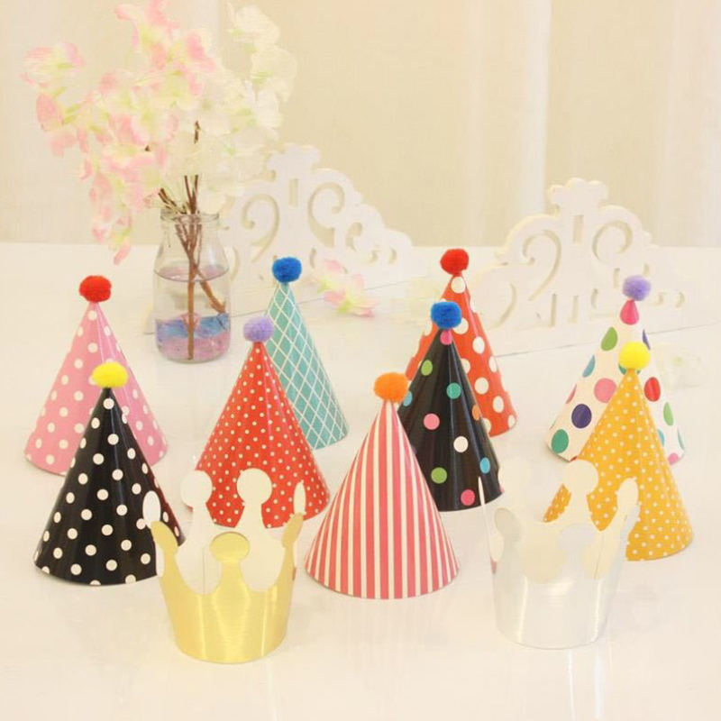 11Pcs/Bag Happy Birthday Party - Party Hat Cone ulasan dan harga
