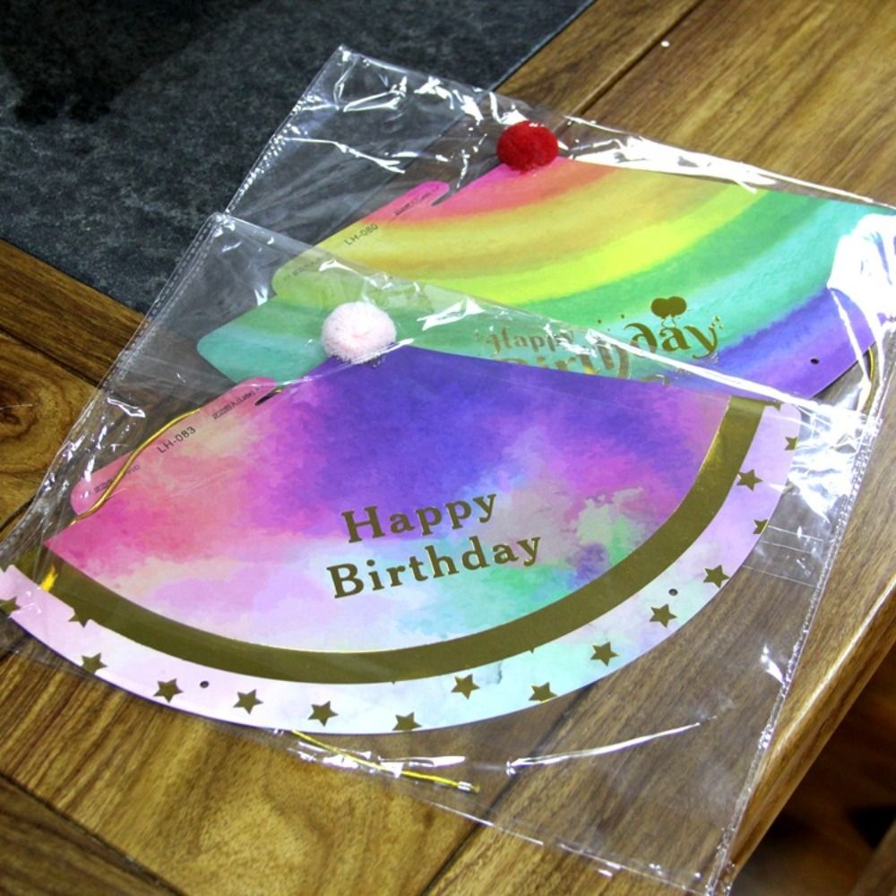 Happy Birthday Party Hats DIY  - Party Hat Cone ulasan dan harga