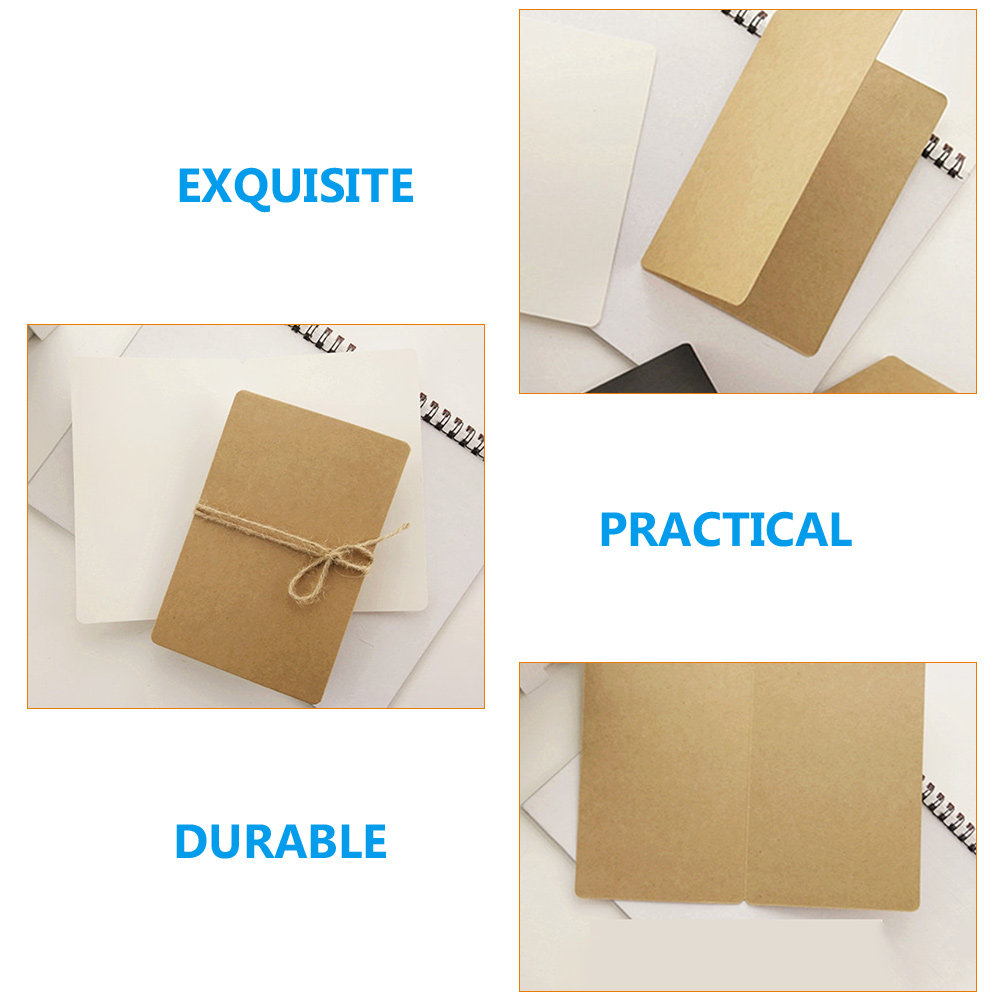 20Pcs Rustic Blank Note Cards  - Papercraft Supply Invitation ulasan dan harga