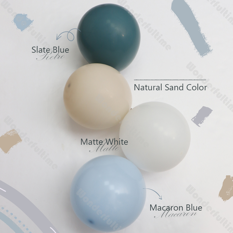 5/10/12/18inch Blue Balloons B - Balloon Arch Kit ulasan dan harga