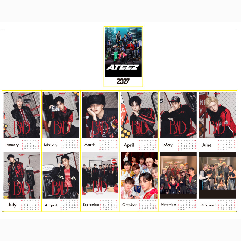 2027 Idol Boy ATEEZ Periphery  - Event Support ulasan dan harga
