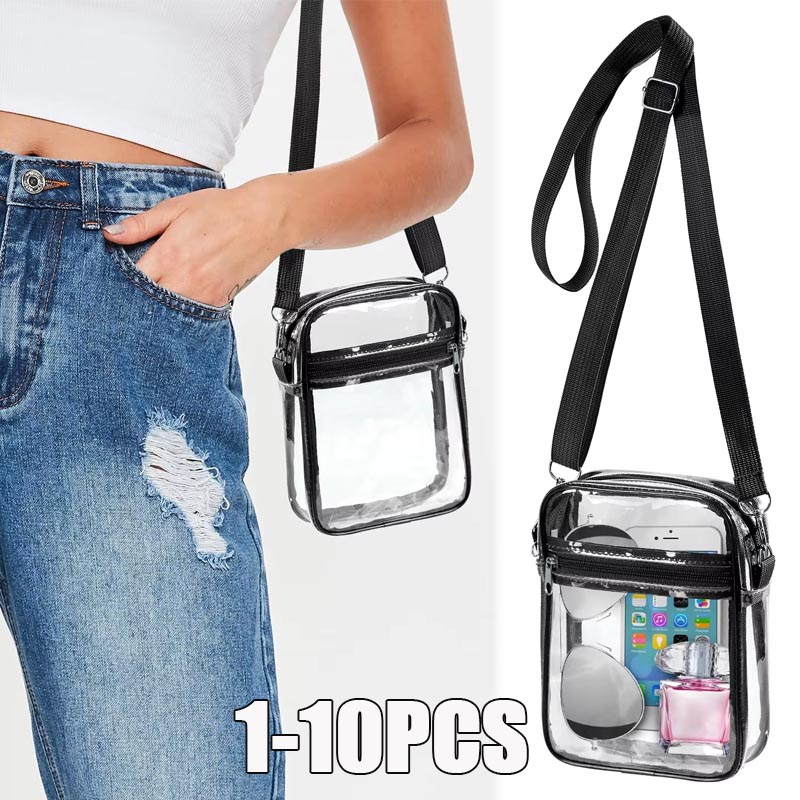 1-10PCS Women Clear Crossbody  - Event & Party Supply ulasan dan harga