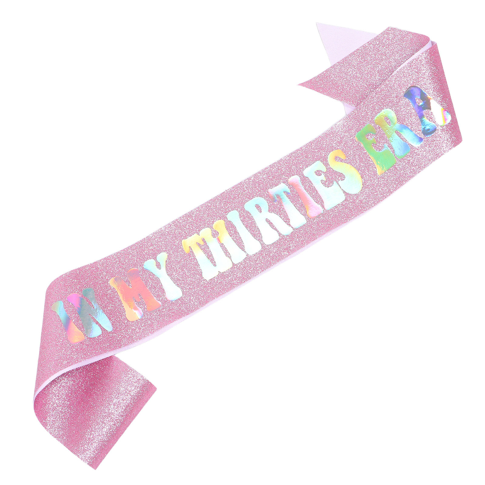 Iridescent Glitter Birthday Sa - Birthday Sash Glitter ulasan dan harga
