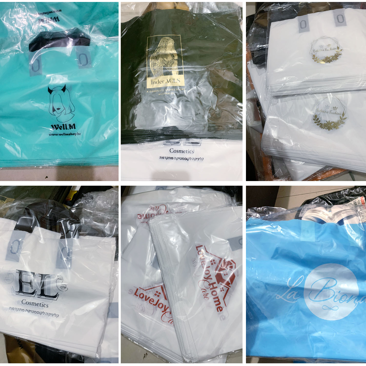 200pcs Custom Logo Shopping Ba - Event Party Shop ulasan dan harga